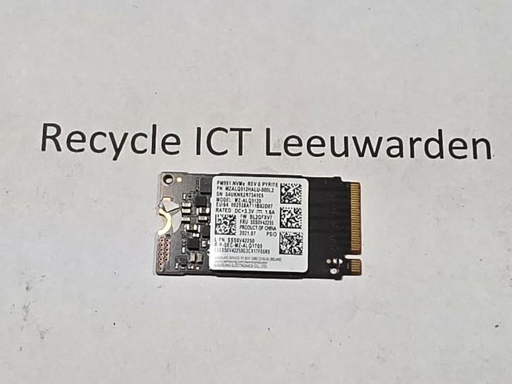 Samsung 512gb m.2 nvme ssd strip pm991, Computers en Software, Harde schijven, Gebruikt, Laptop, Intern, SSD, Ophalen of Verzenden