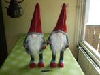 2 grote wiebel kabouters (70cm hoog) - Deco Gnome Wobbel, Ophalen of Verzenden, Zo goed als nieuw