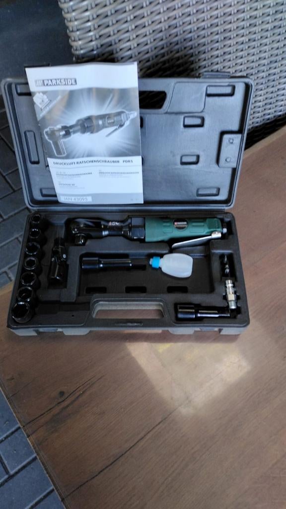 Parkside Drukklucht-ratelschroevendraaier PDRS Set, Doe-het-zelf en Verbouw, Gereedschap | Handgereedschap, Ophalen, Nieuw