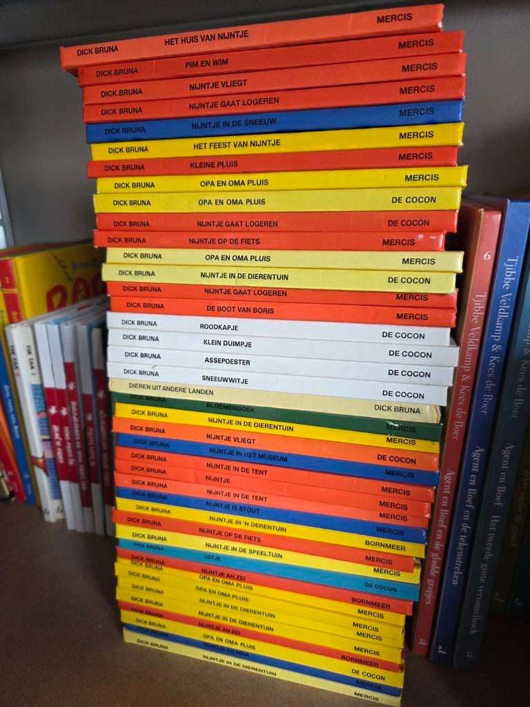 Nijntje / Dick Bruna / Verzameling vierkanten boekjes, Ophalen of Verzenden, Gelezen