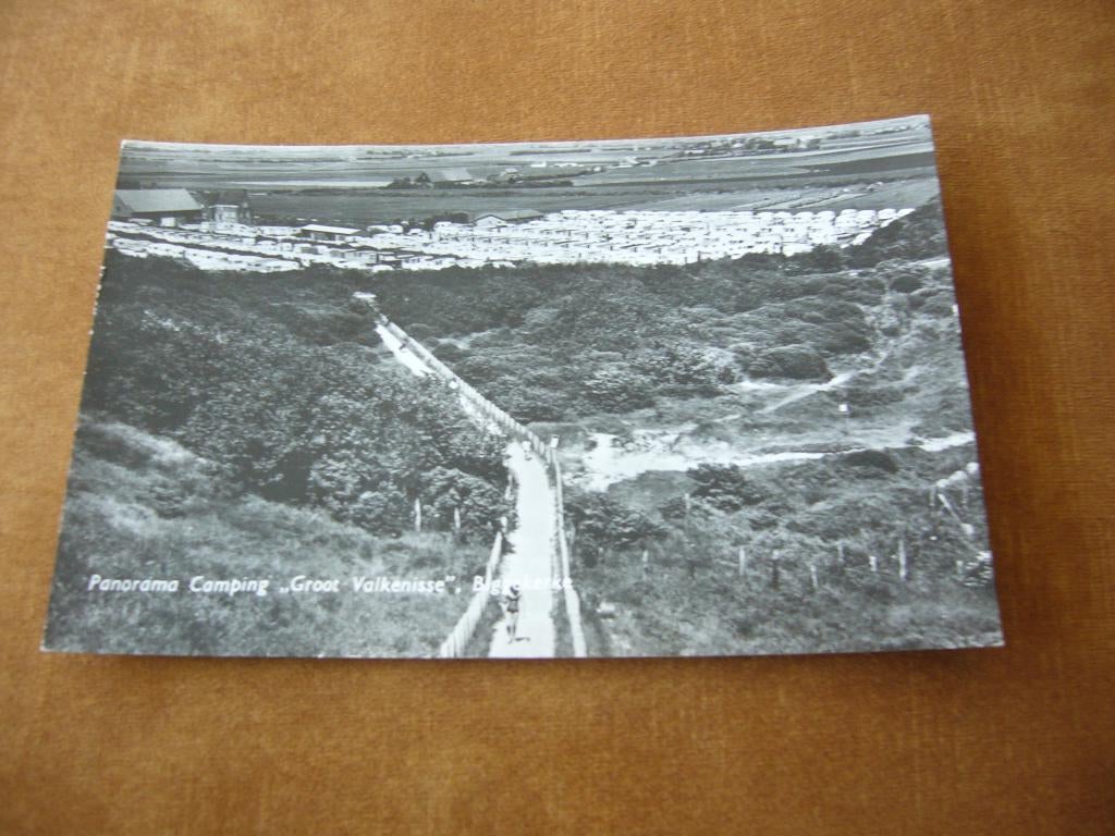 BIGGEKERKE  =  PANORAMA CAMPING GROIOT VALKENISSE, Verzamelen, Ansichtkaarten | Nederland, Ophalen of Verzenden, 1940 tot 1960