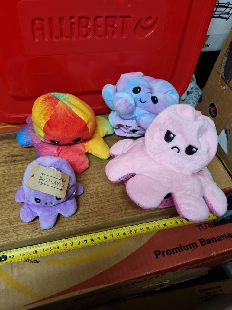 Octopus knuffels nr 27, Ophalen of Verzenden, Zo goed als nieuw, Overige typen