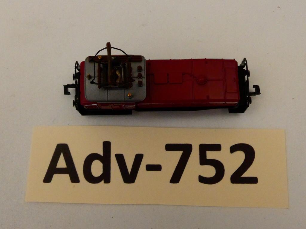 Adv-752 N Spoor Elektrische Rangeer Locomotief 23247 Roco, Hobby en Vrije tijd, Modeltreinen | N-Spoor, Ophalen of Verzenden, Zo goed als nieuw