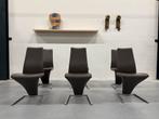 6 Als nieuw Rolf Benz 7800 Eetkamerstoelen leer design stoel, Huis en Inrichting, Stoelen, Leolux Harvink Jori Cor Design on Stock Eyye Montis