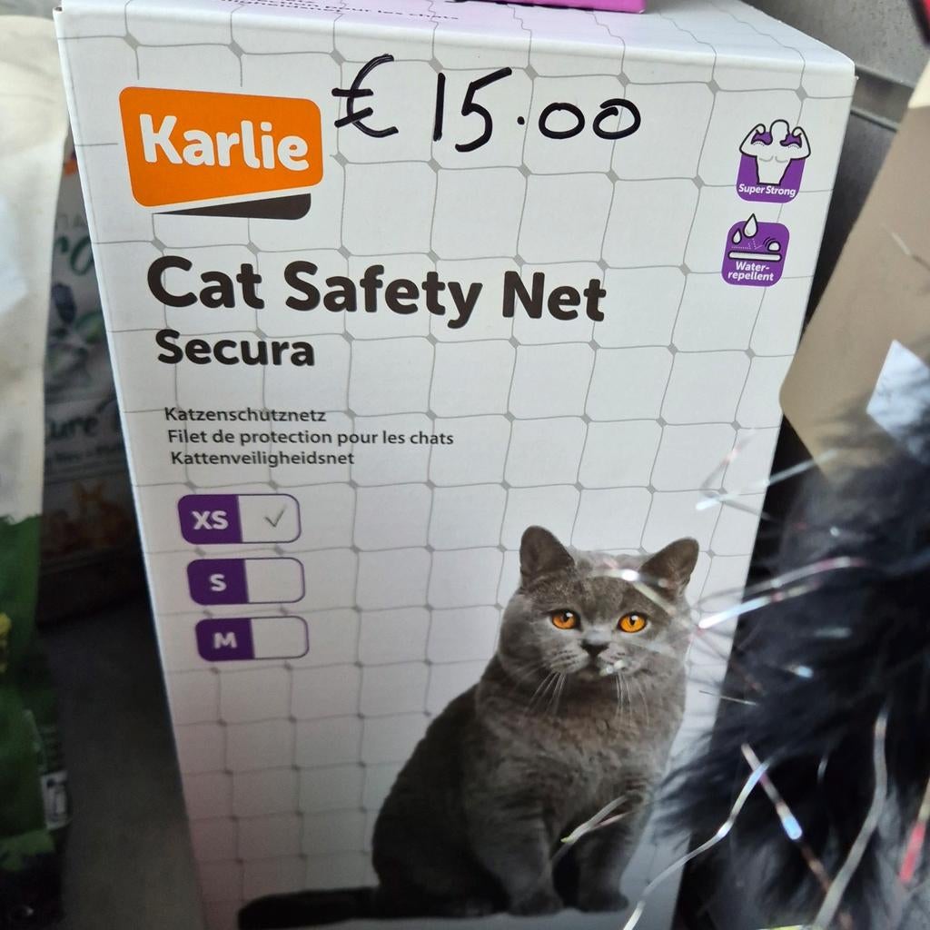 Veiligheidsnet kat, Ophalen