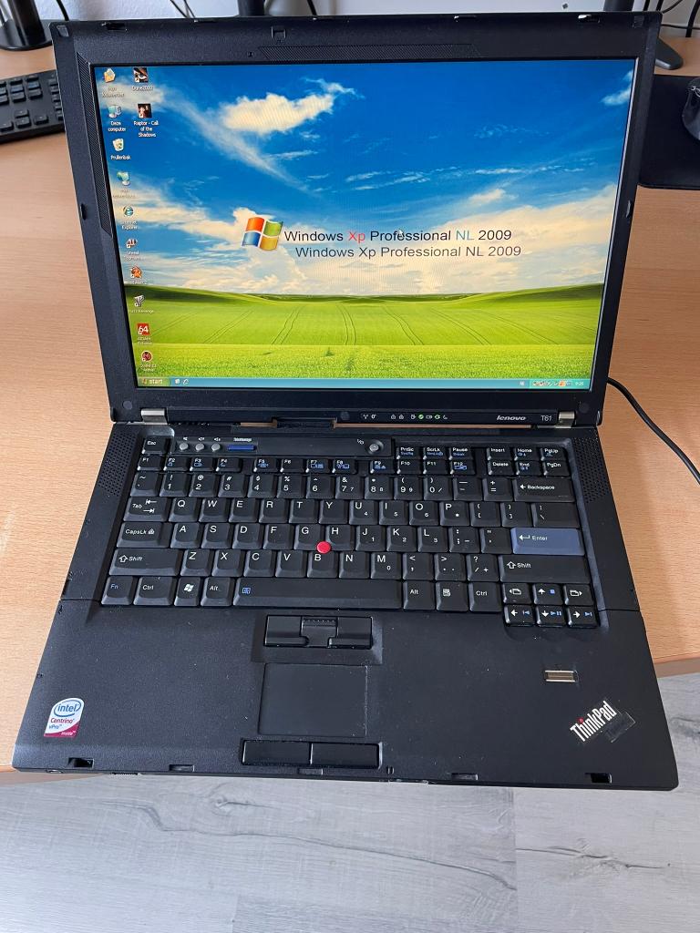 Lenovo Thinkpad T61; T7100, 3GB, 120GB SSD, Windows XP, Computers en Software, Vintage Computers, Ophalen
