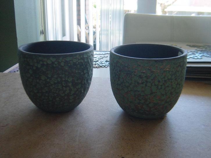 Bloempotten, Tuin en Terras, Bloempotten, Zo goed als nieuw, Aardewerk, Minder dan 40 cm, Minder dan 25 cm, Rond, Ophalen of Verzenden