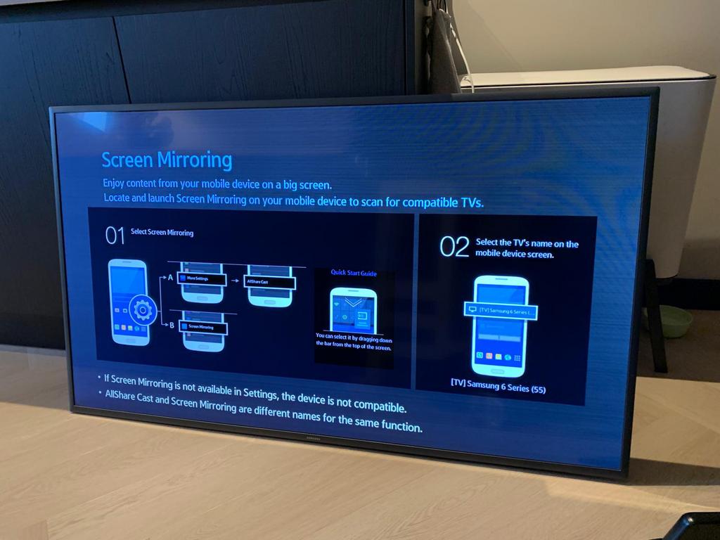 Samsung televisie, Ophalen, LED, 50 Hz, Zo goed als nieuw