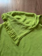 Trui lichtgroen; aparte asymmetrische kraag met franje 44-46, Ophalen of Verzenden, Nieuw, Groen