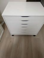 Ikea Alex ladeblok op wielen wit, Ophalen, Overige materialen, Gebruikt, 5 laden of meer
