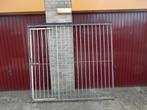 Metalen hek voor honden hok met deur, Ophalen, Gebruikt