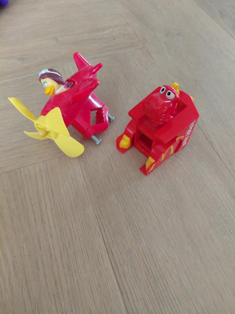 Retro McDonald's vliegtuig voor op de fiets en transformer, Ophalen of Verzenden