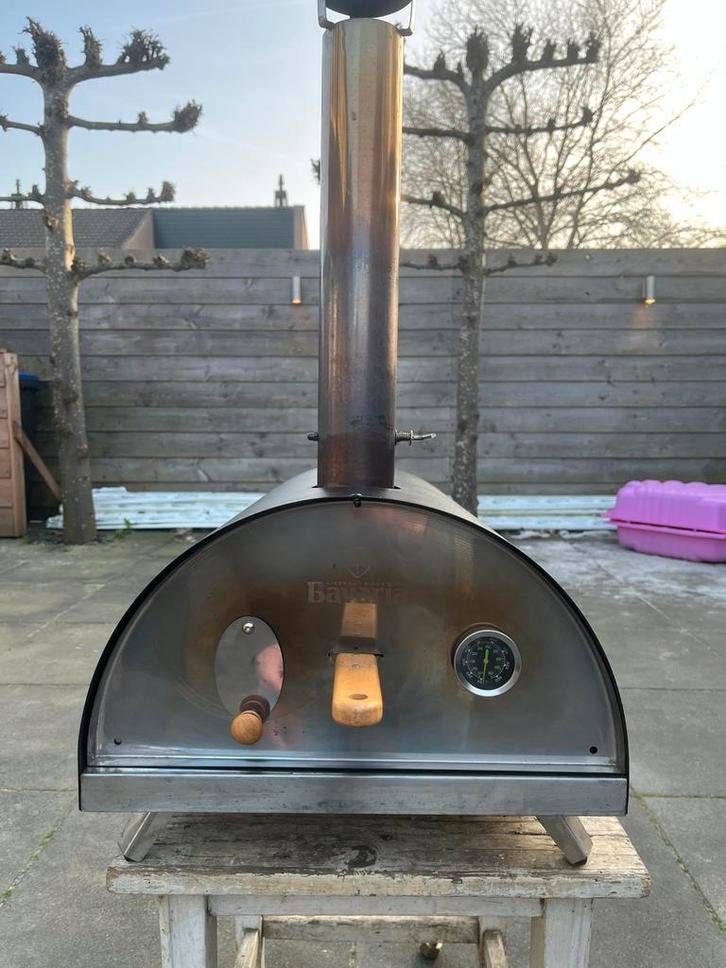 Burnhard Pizzaoven met gas module, Tuin en Terras, Pizzaovens, Zo goed als nieuw, Ophalen