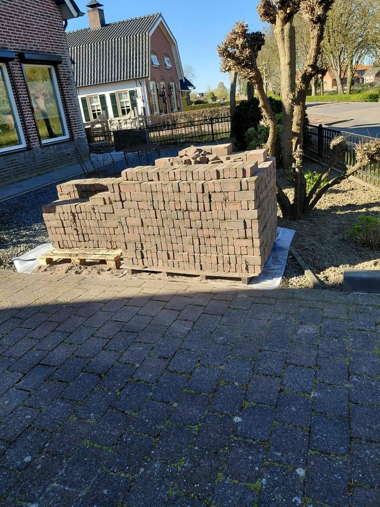 Straatstenen. 5x7x15 cm. (GRATIS), Doe-het-zelf en Verbouw, Metselstenen, Ophalen of Verzenden, Bakstenen