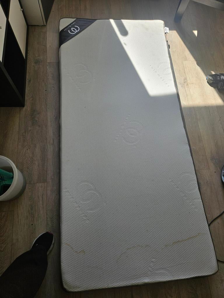 Eenpersoons topper - Twin Motion Gel Memory Foam, Ophalen, Gebruikt, 90 cm, Eenpersoons