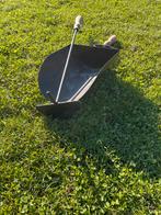 Originele Bullerjan asschep met pook, houtkachel, kachel, Gebruikt, Overige soorten, Ophalen of Verzenden, Vrijstaand