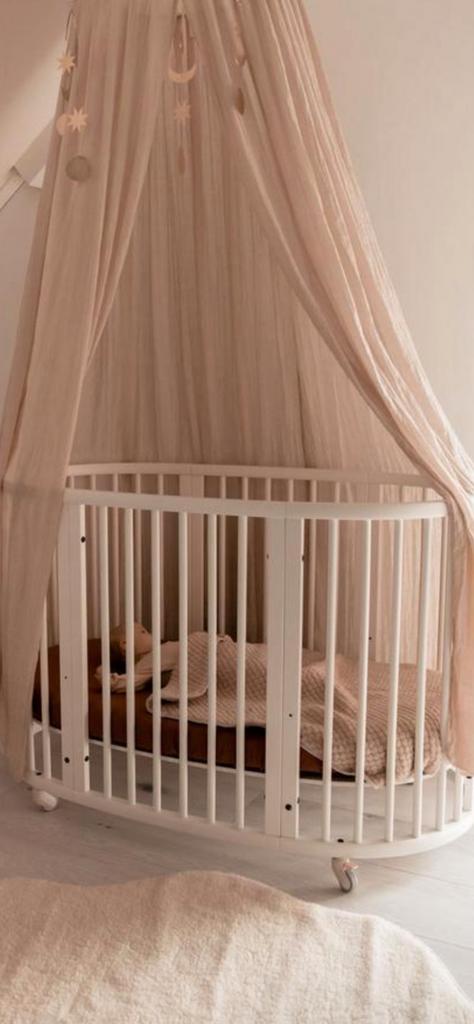 Stokke Sleepi ledikant + junior 0-10 jaar WIT, Kinderen en Baby's, Kinderkamer | Complete kinderkamers, Ophalen, Zo goed als nieuw