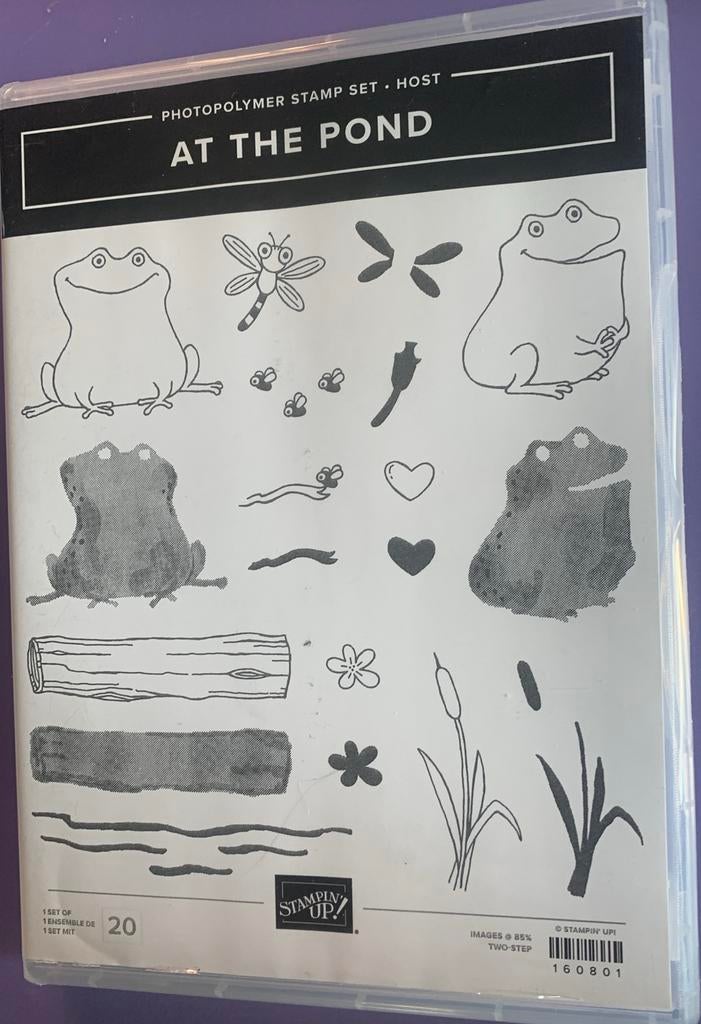 At the Pond Stempelset Stampin Up NIEUW, Ophalen of Verzenden, Nieuw, EZ-mounted stempel