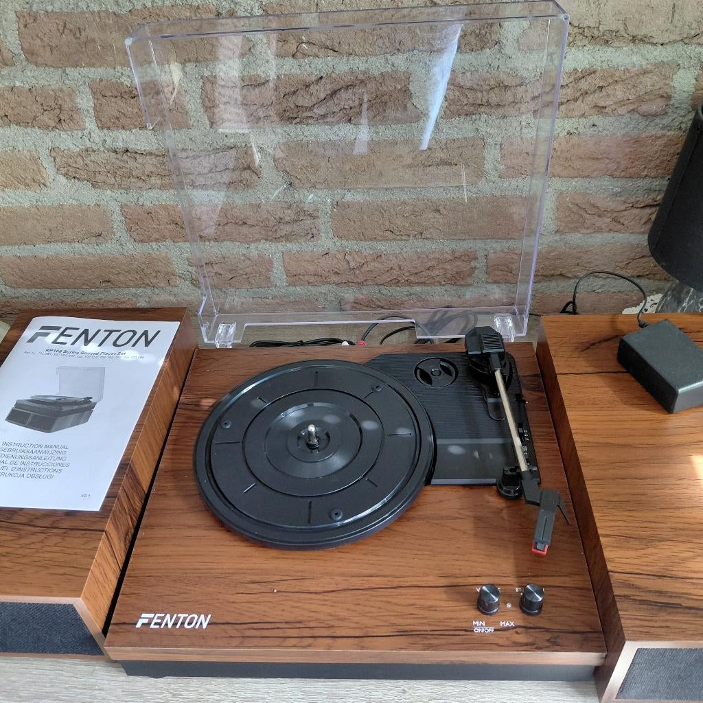 Fenton platenspeler, Ophalen, Zo goed als nieuw, Platenspeler, Overige merken