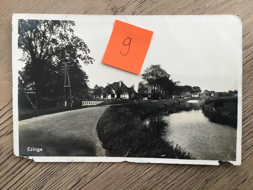 Ansichtkaart Groningen, Ezinge, Ophalen of Verzenden, Gelopen, Groningen