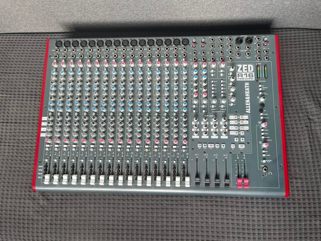Allen&Heath ZED R16 Firewire, Ophalen, Gebruikt, 10 tot 20 kanalen, Microfooningang