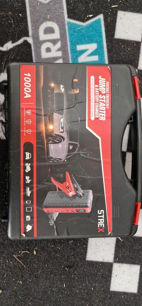 Strex draagbare jumpstarter en acculader, Auto diversen, Jumpstarters, Zo goed als nieuw, Ophalen of Verzenden