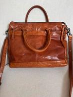 Spikes & Sparrow leren handtas, Ophalen of Verzenden, Gebruikt, Bruin, Handtas