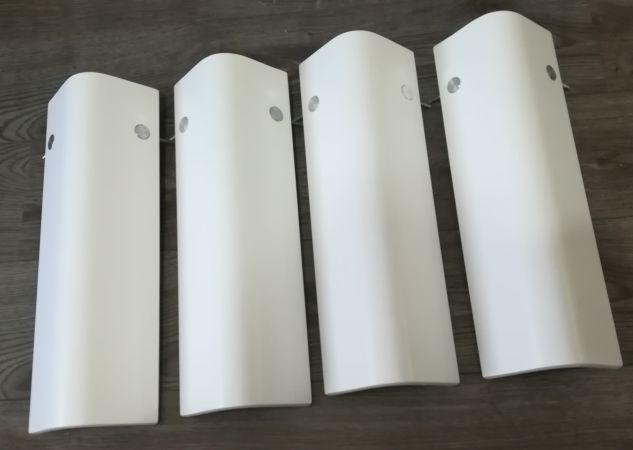 Auping auronde senioren poten hoog 48 cm, Ophalen, Zo goed als nieuw, Eenpersoons, Wit