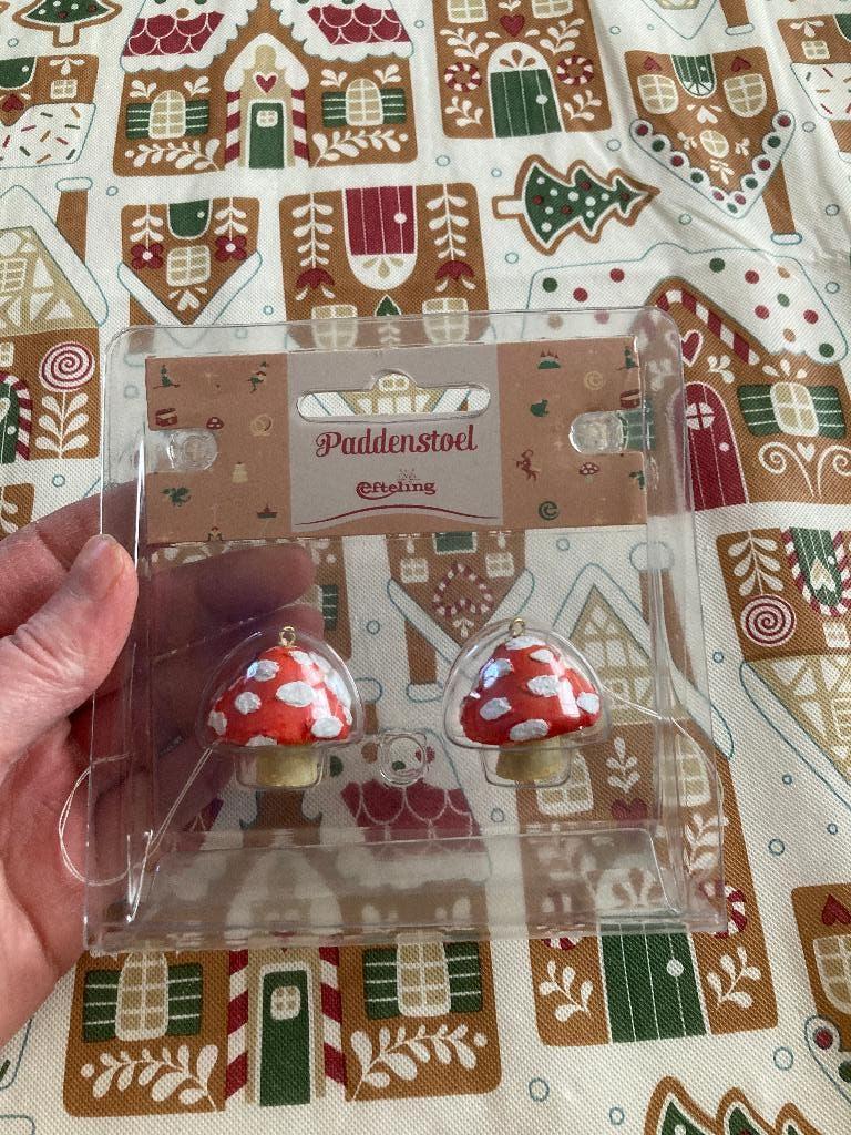 Efteling ornament - Paddenstoel ( Nieuw ), Verzamelen, Efteling, Ophalen of Verzenden, Nieuw, Beeldje of Poppetje