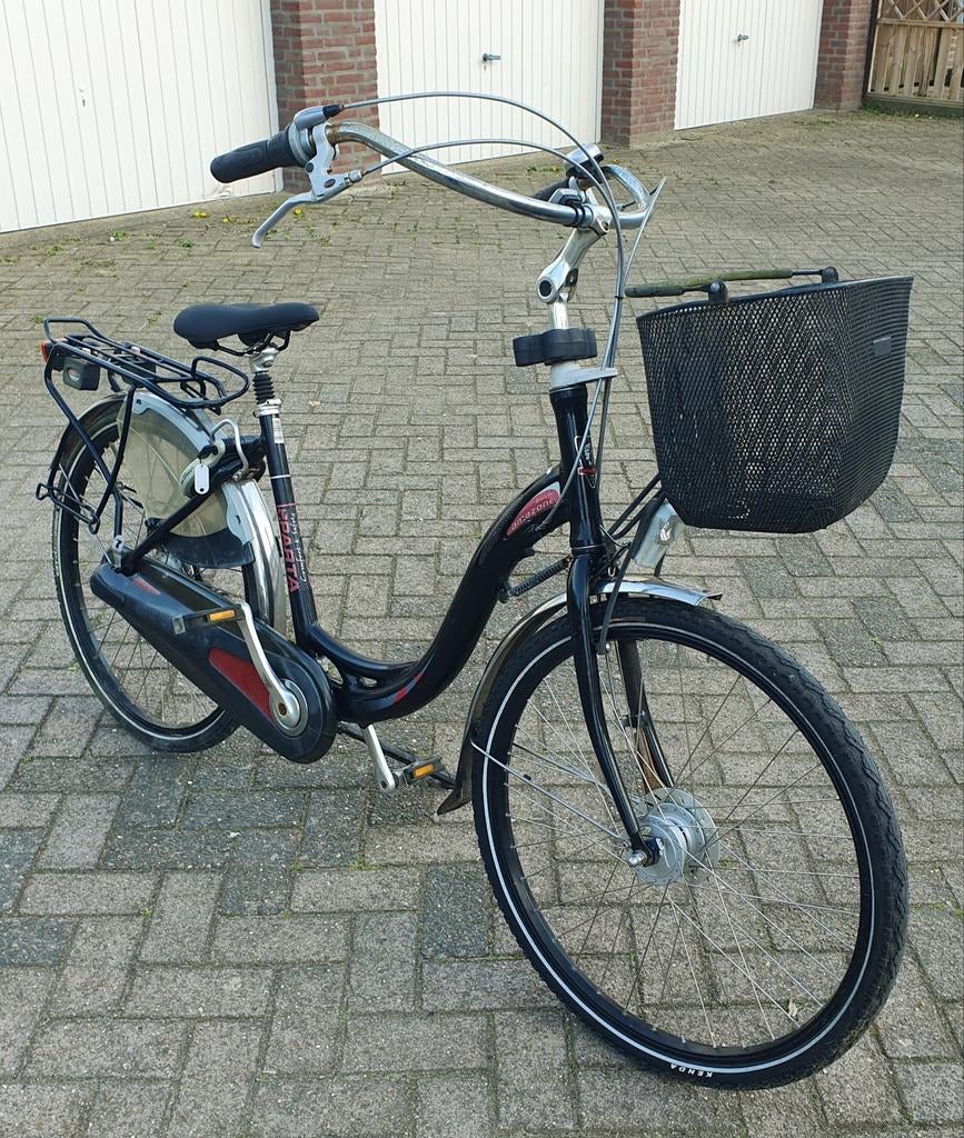 Nette moederfiets merk Sparta met 7 versnellingen, 2 zitjes, Sparta, Gebruikt, Versnellingen