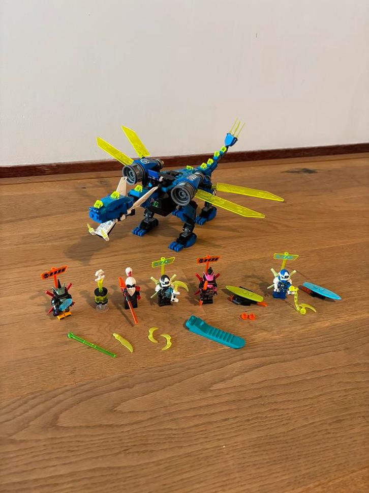 Lego Ninjago 71711 Jay's Cyber Draak compleet in topconditie, Kinderen en Baby's, Speelgoed | Duplo en Lego, Zo goed als nieuw