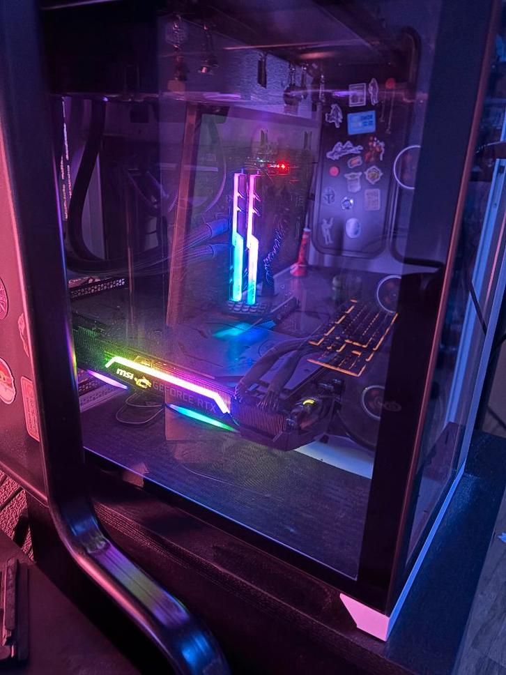 Custom Game PC, Computers en Software, Desktop Pc's, Gebruikt, Onbekend, HDD, SSD, 16 GB, Met videokaart, Gaming, Ophalen