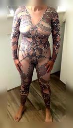 Luxe Strass Mesh Bodysuit, Verzenden, Zo goed als nieuw
