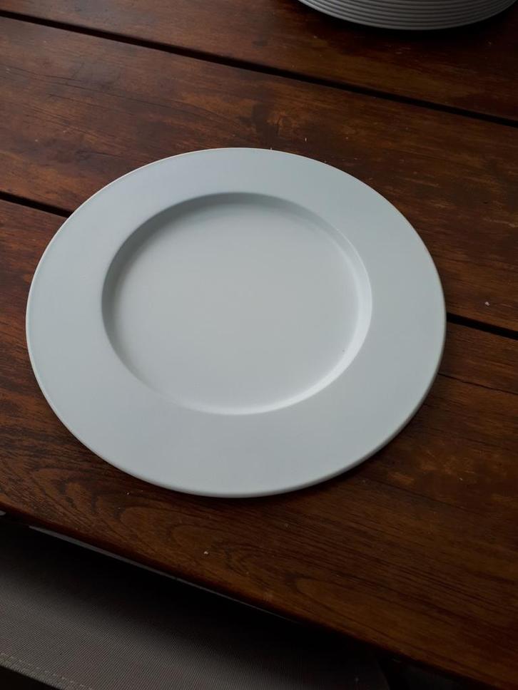 Witte onderborden feestje catering kerst, Huis en Inrichting, Keuken | Servies, Zo goed als nieuw, Bord(en), Overige stijlen, Overige materialen