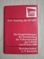 DDR 1976 XXV. Parteitag der KpdSU, Gelezen, Ophalen of Verzenden, 1945 tot heden, Overige onderwerpen