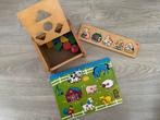 Speelgoed Hout Baby Kind Vormenstoif Puzzels Hout Dieren, Kinderen en Baby's, Speelgoed | Educatief en Creatief, Ophalen of Verzenden