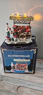 Typisch hollands bloemenkraam kerst kerstdorp, Diversen, Kerst, Ophalen of Verzenden, Zo goed als nieuw