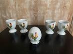 8 x vintage eierdopjes met zout potje / ei. Haan. NIEUW., Ophalen, Overige typen, Nieuw, Overige stijlen