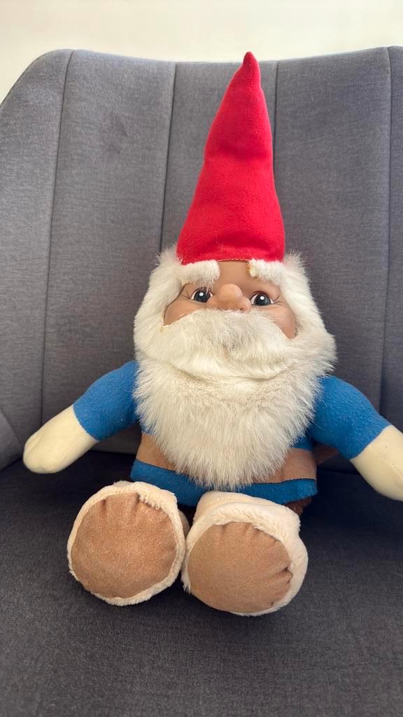 David de kabouter vintage, Kinderen en Baby's, Speelgoed | Knuffels en Pluche, Gebruikt, Overige typen, Ophalen of Verzenden