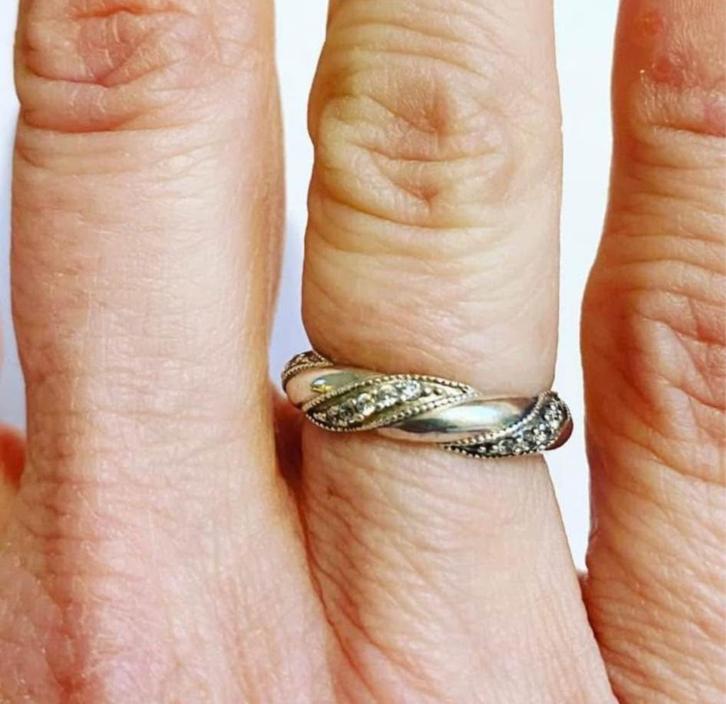 Pandora, Sieraden, Tassen en Uiterlijk, Bedels, Zo goed als nieuw, Pandora, Zilver, Ophalen of Verzenden