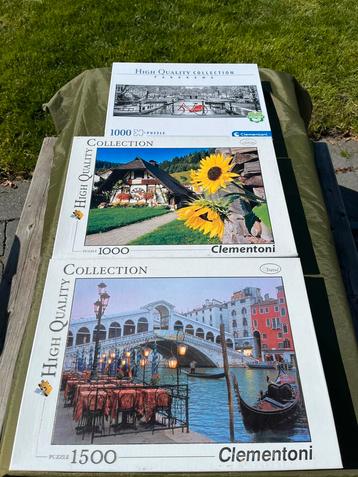 Diverse puzzels 1000 - 1500 stukjes beschikbaar voor biedingen