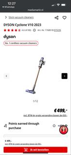 New Dyson Cyclone V10 Absolute - 2 years guarantee!, Witgoed en Apparatuur, Stofzuigers, Ophalen of Verzenden, Nieuw, Reservoir