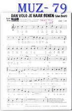 Muz79 bladmuziek super song: Dan Volg Je Haar Benen, Muziek en Instrumenten, Bladmuziek, Verzenden, Klassiek, Artiest of Componist