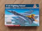 1:72 1/72 Italeri F-16 Fighting Falcon (Klu Decals), Hobby en Vrije tijd, Modelbouw | Vliegtuigen en Helikopters, Ophalen of Verzenden