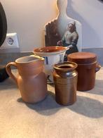 4 delige Franse Set aardewerk….Landelijke keuken, Ophalen of Verzenden