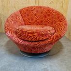 vintage draaifauteuil schommelstoel Bretz draaistoel design, Huis en Inrichting, Gebruikt, Aaldertgeertsstraat 43 Olst, 100 tot 125 cm