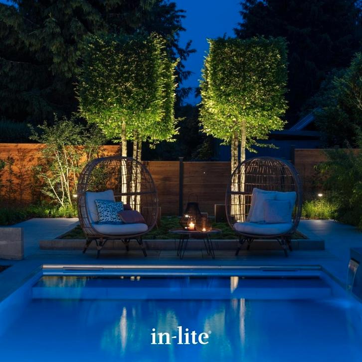 Nieuw In-lite Tuinverlichting bij J.Vernooy te Cothen, Tuin en Terras, Buitenverlichting, Nieuw, Minder dan 50 watt, Netvoeding