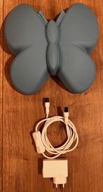 IKEA UPPLYST Led-wandlamp Vlinder Blauw, Ophalen of Verzenden, Zo goed als nieuw, Lamp