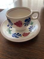 Boerenbont servies, Ophalen of Verzenden, Zo goed als nieuw, Kop(pen) en/of Schotel(s), Aardewerk