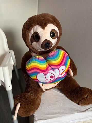 Grote Luiaard Knuffel - Heerlijk Zacht! beschikbaar voor biedingen